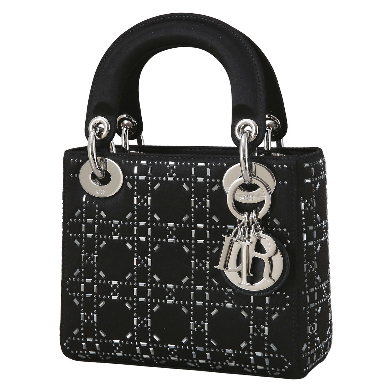 CHRISTIAN DIOR(USED)크리스찬디올 레이디디올 새틴 미니 백